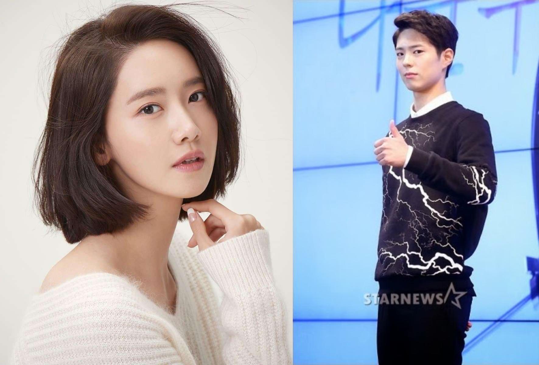
					Yoona and Park Bo Gum